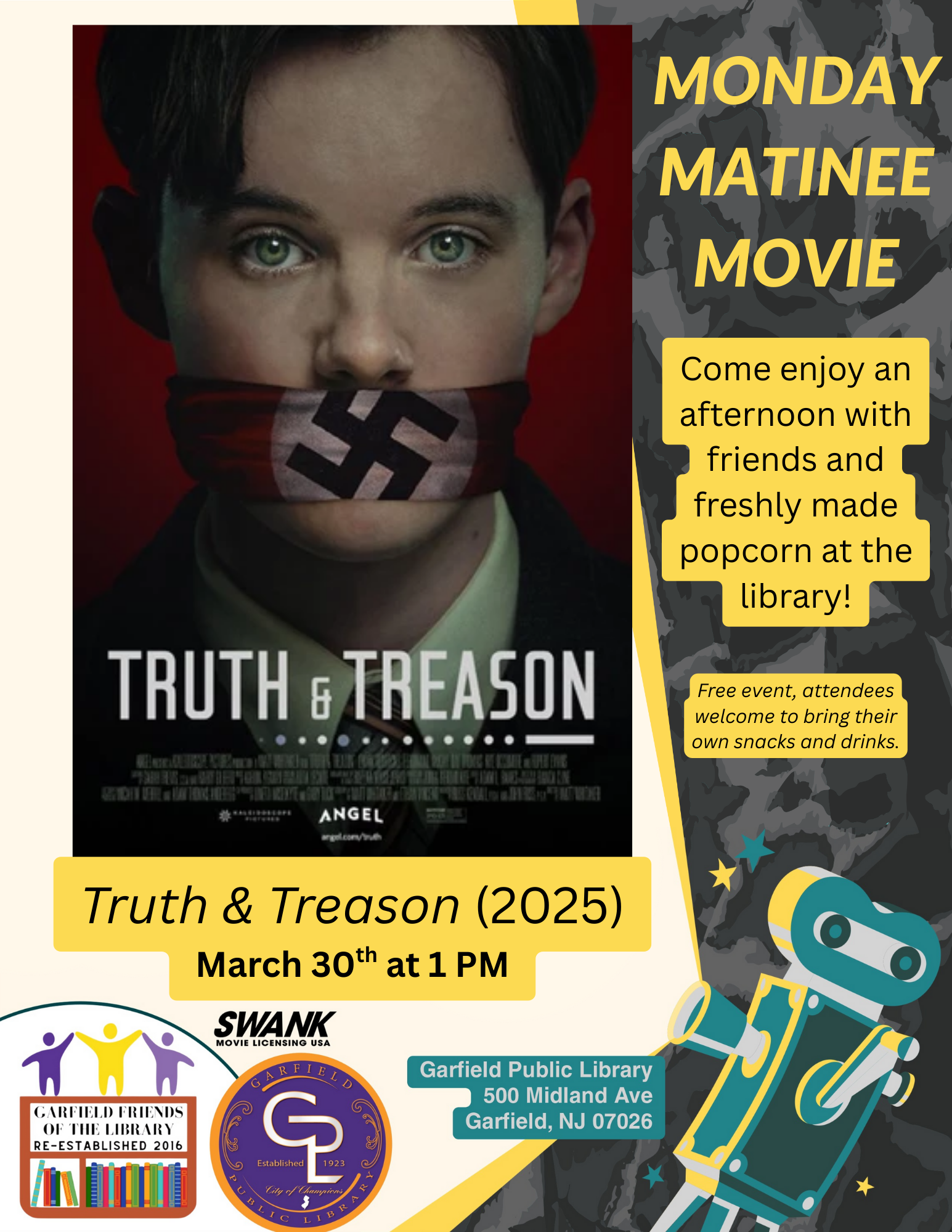 Truth & Treason (2025) - Monday Matinee Movie
