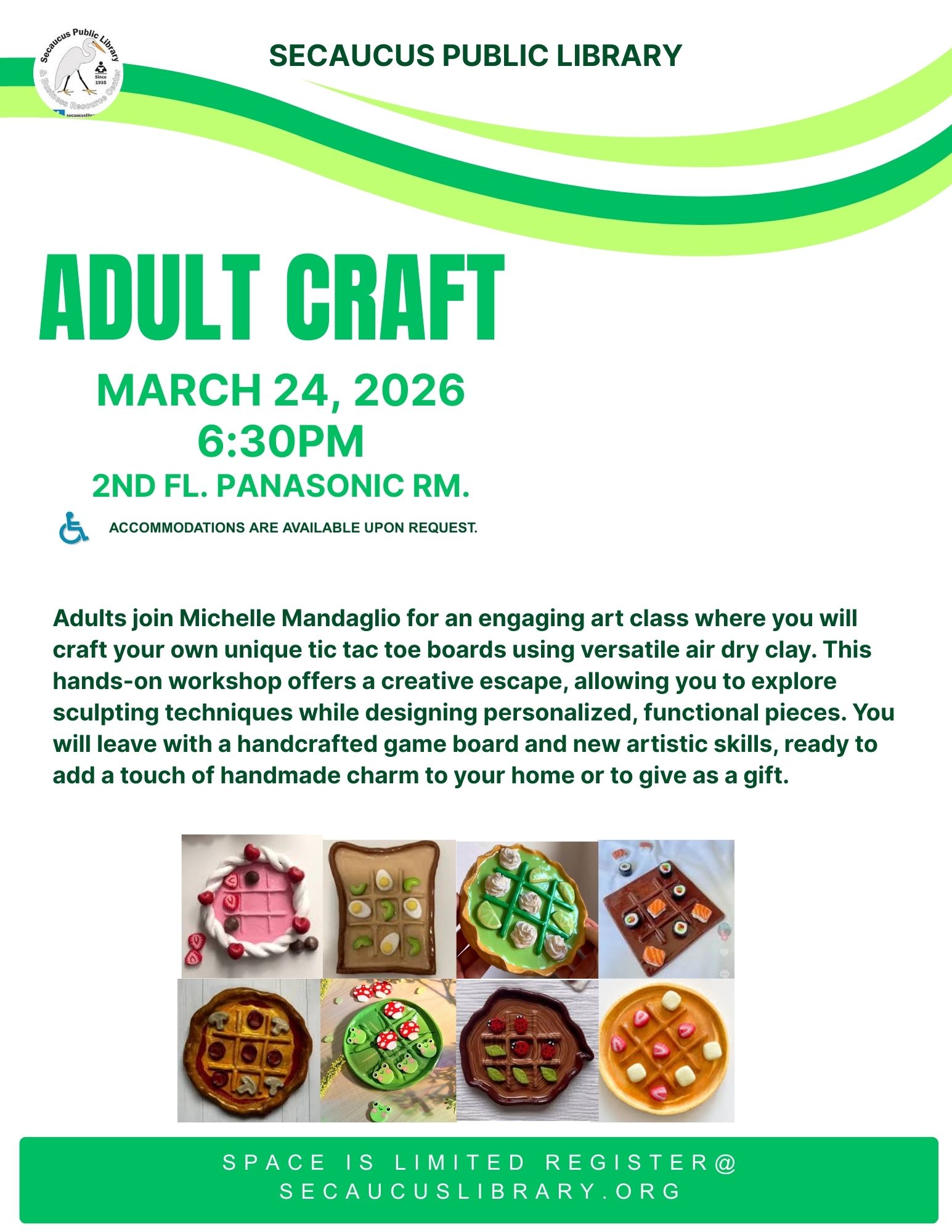 ADULT CRAFT- AIR DRY CLAY