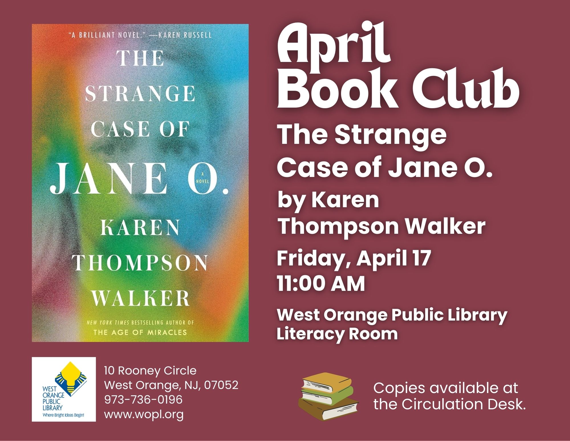 Book Club: The Strange Case of Jane O.