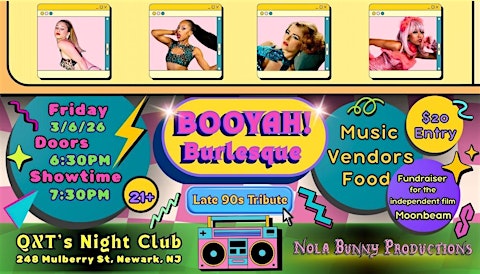 Booyah Burlesque, a tribute to the late 90s