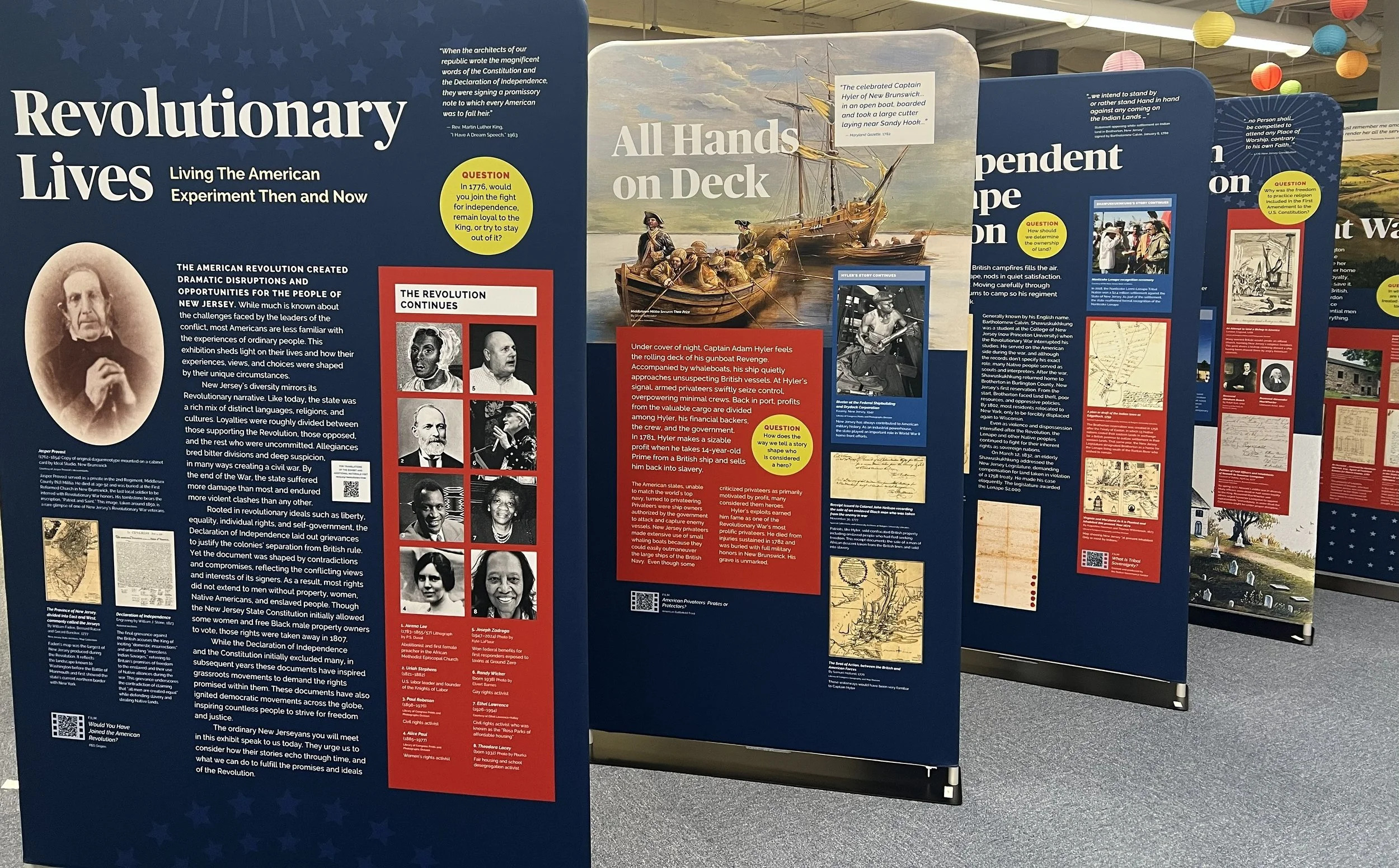 Exhibit: Revolutionary Lives: Living the American Experiment Then and Now