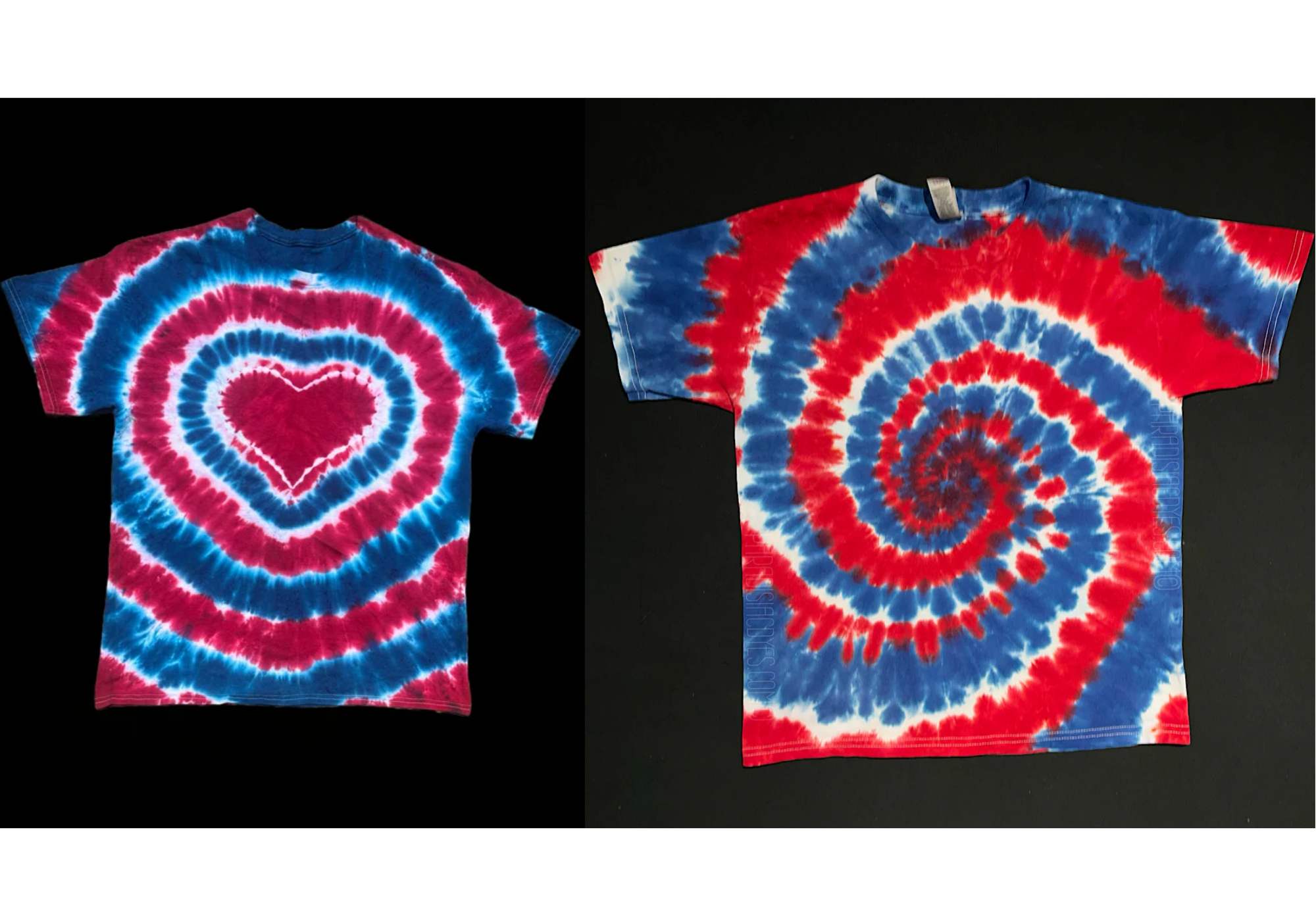 Teen Red, White & Blue Tie Dye Shirts (Gr 6-12)