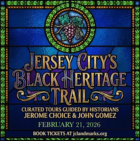 Jersey City Landmarks Conservancy Black History Month Walking  + Bus Tours