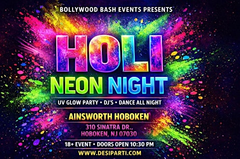 Holi in the Dark @ Hoboken, New Jersey