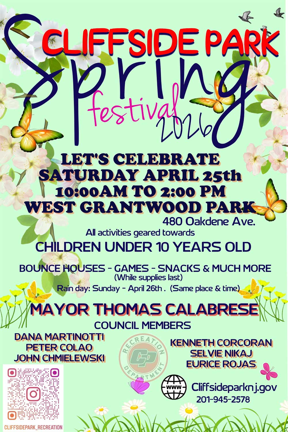 Cliffside Park Spring Festival 2026