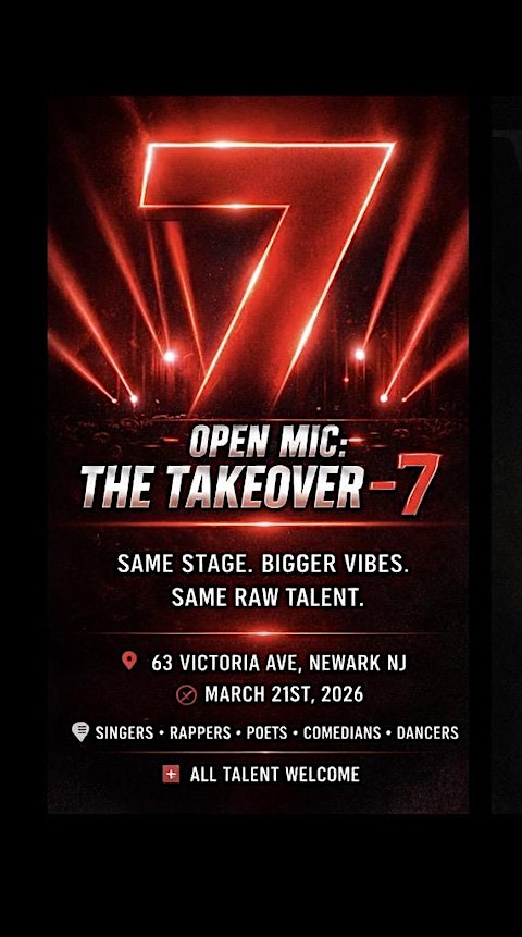 Open Mic The Takeover - LEVEL 7
