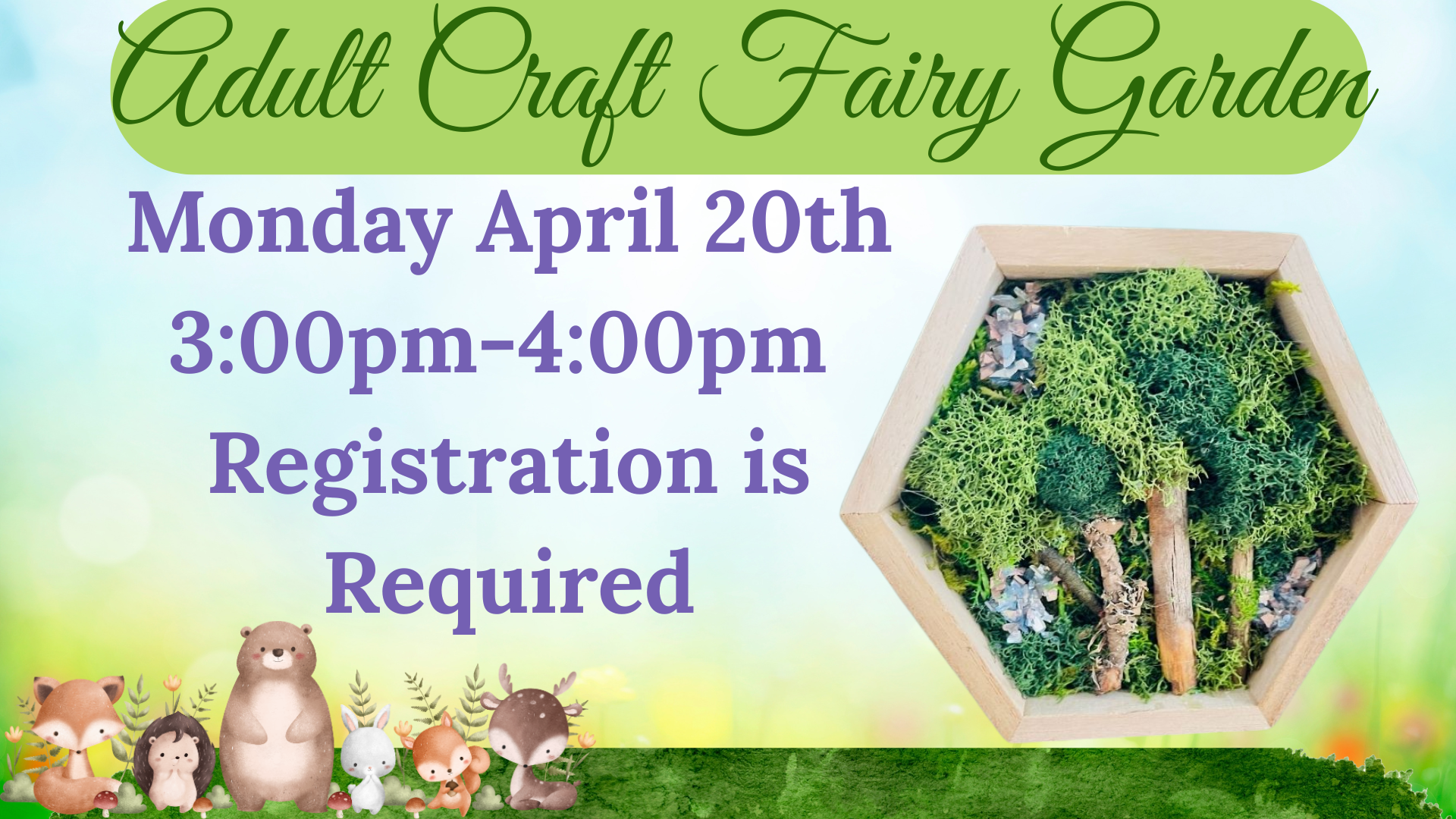 Adult Craft Fairy Garden