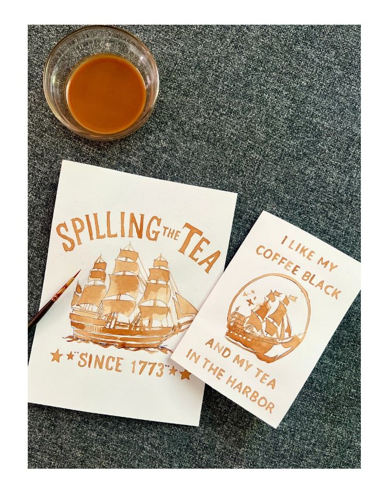 Steeped in History: Painting with Tea