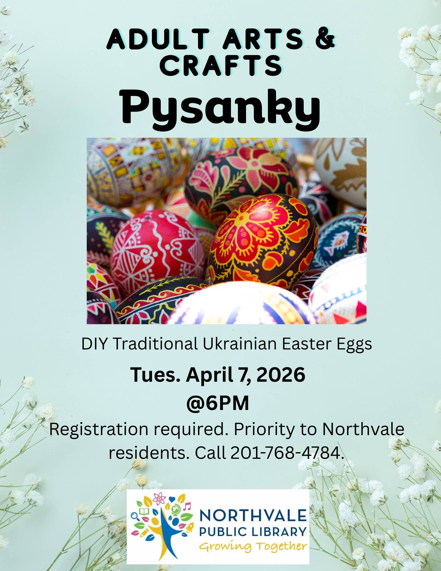 Adults Arts & Crafts: Pysanky