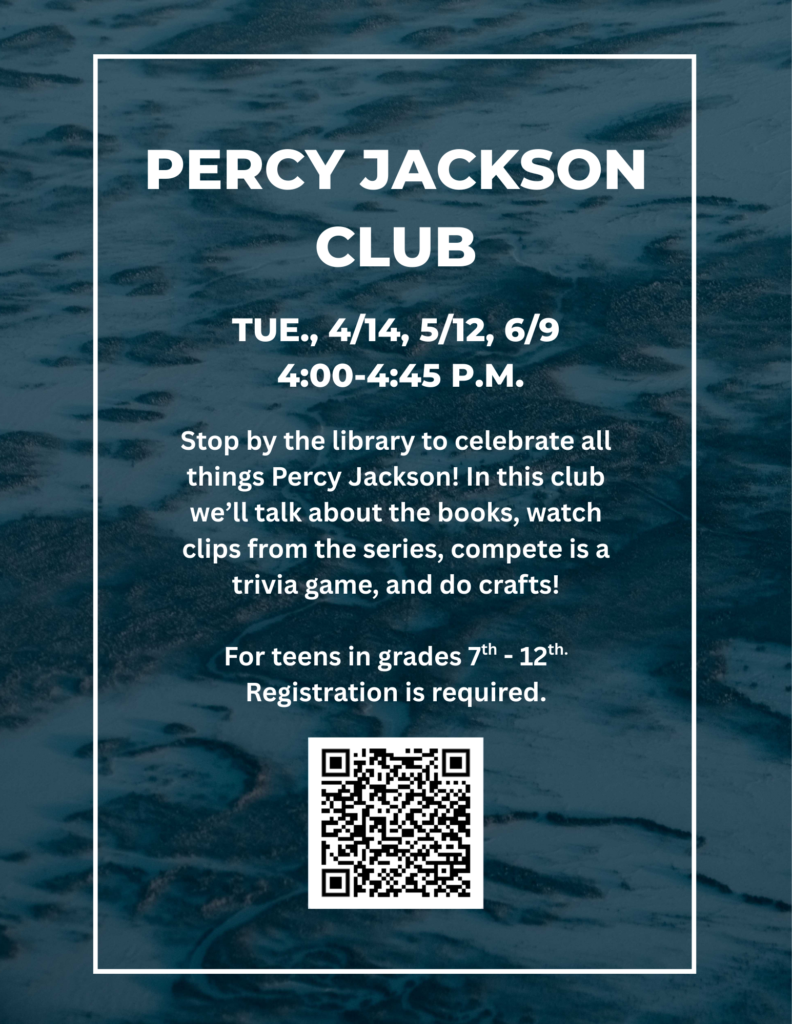 Teen Tuesdays: Percy Jackson Club