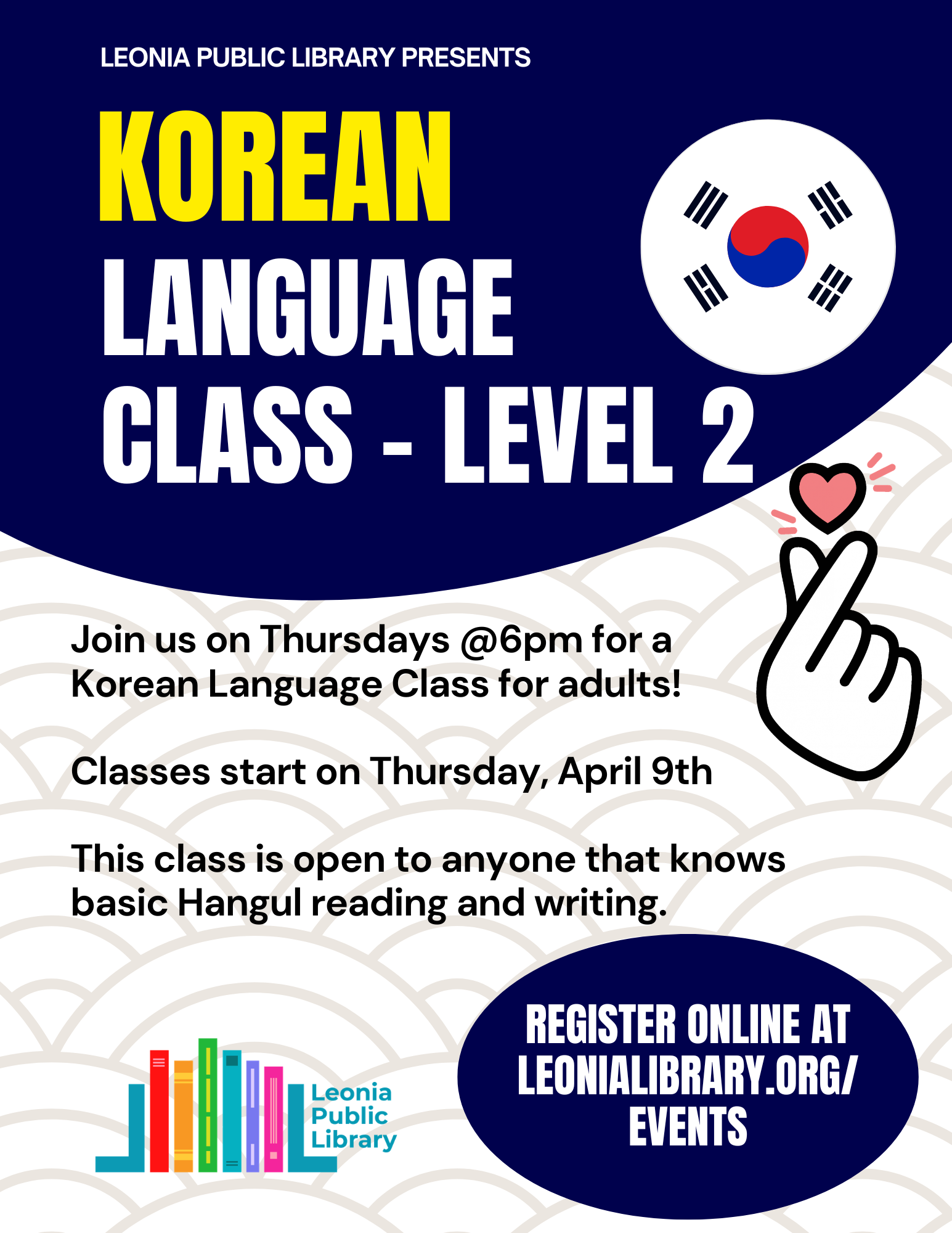 Korean Language Class - Beginner Level 2