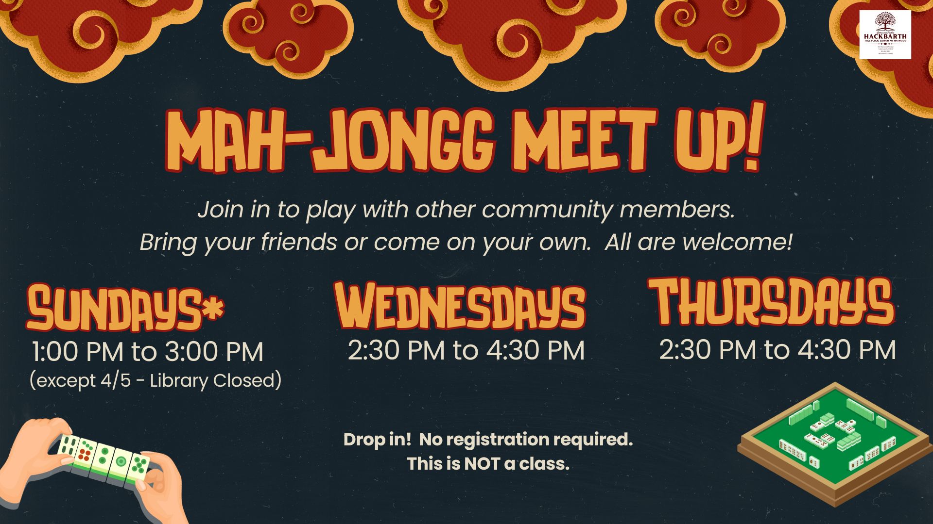 Mah-Jongg Meet Up