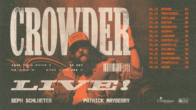 David Crowder @ NJPAC [10 FREE Tix!!]  (NEWARK)