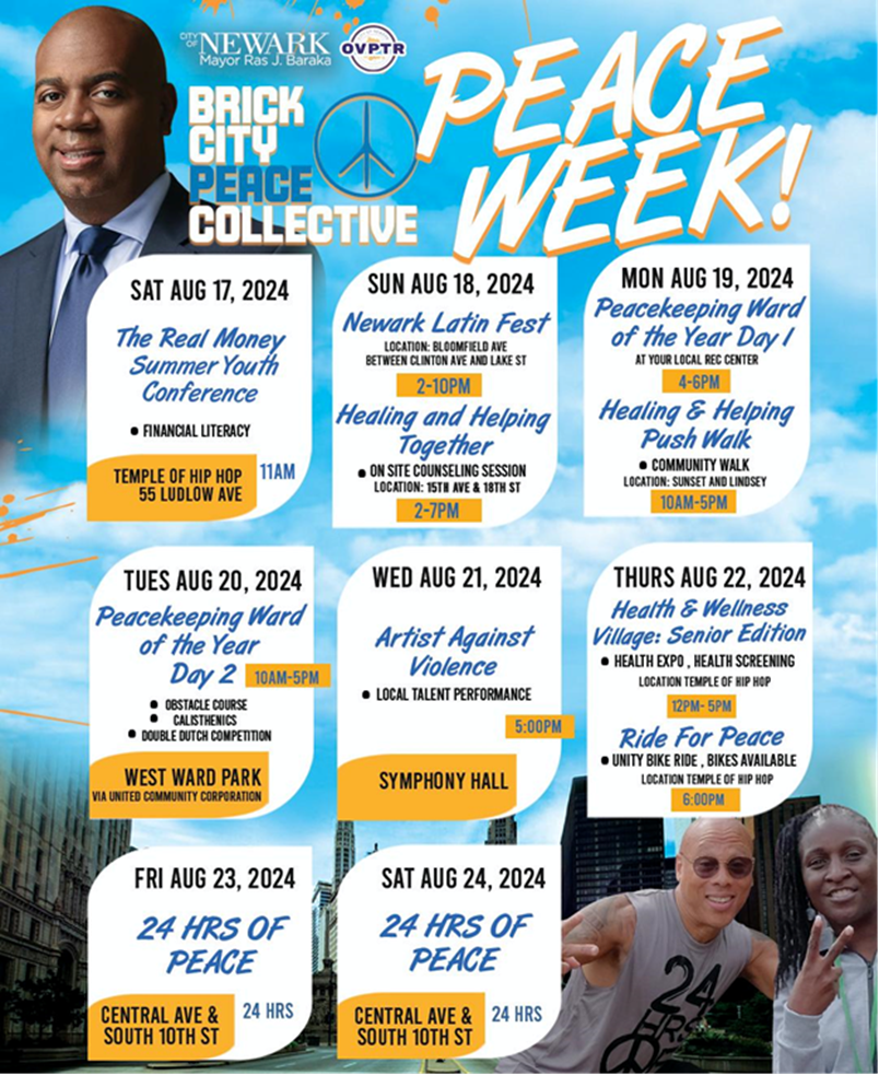 Newark to Host ‘24 Hrs of Peace’