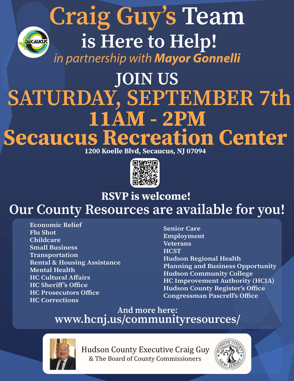 Hudson County Resource Fair - 9/7/2024