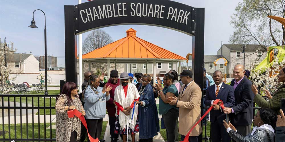 New Chamblee Square Park Opens in Newark