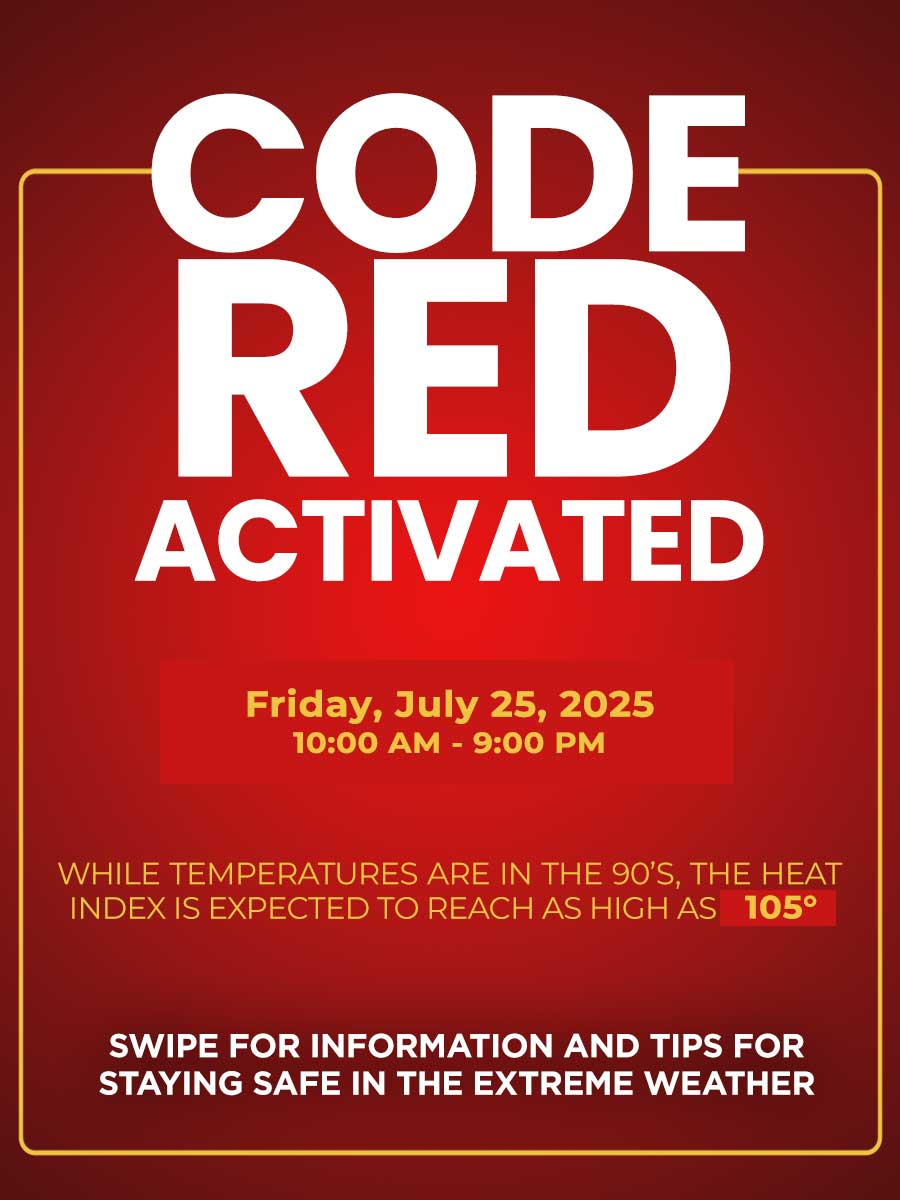 Newark Activates Code Red For Friday, July 25th