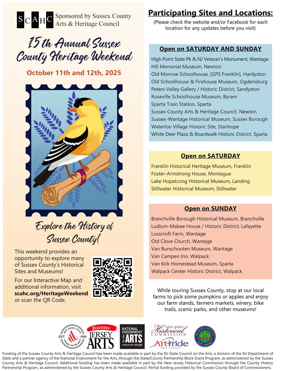 15th Annual Sussex County Heritage Weekend
