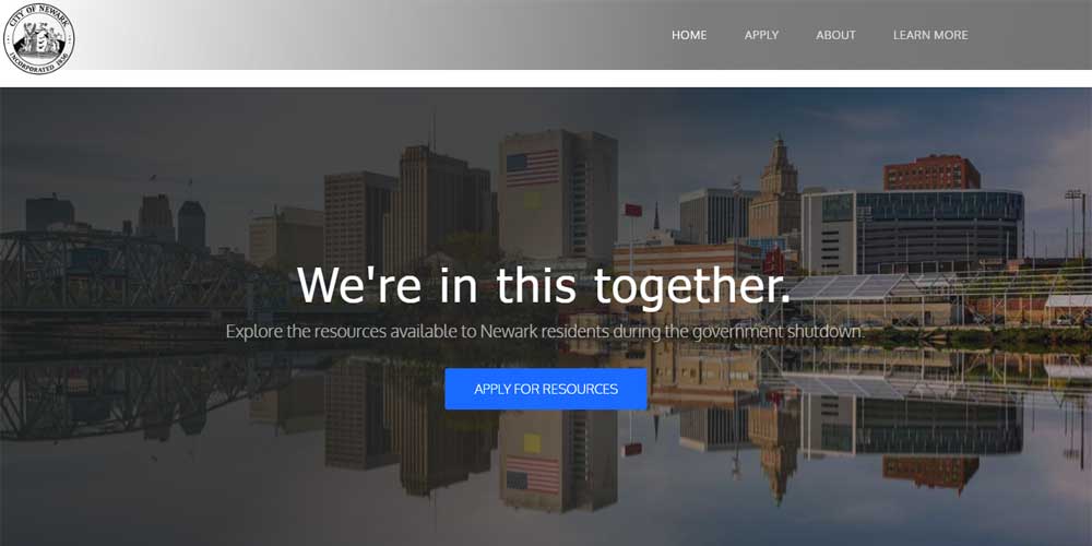 Newark Launches Benefits Website During Government Shutdown