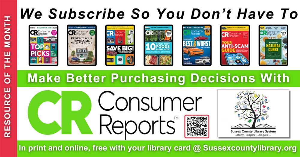 Sussex County Libraries Offer Free Consumer Reports Access
