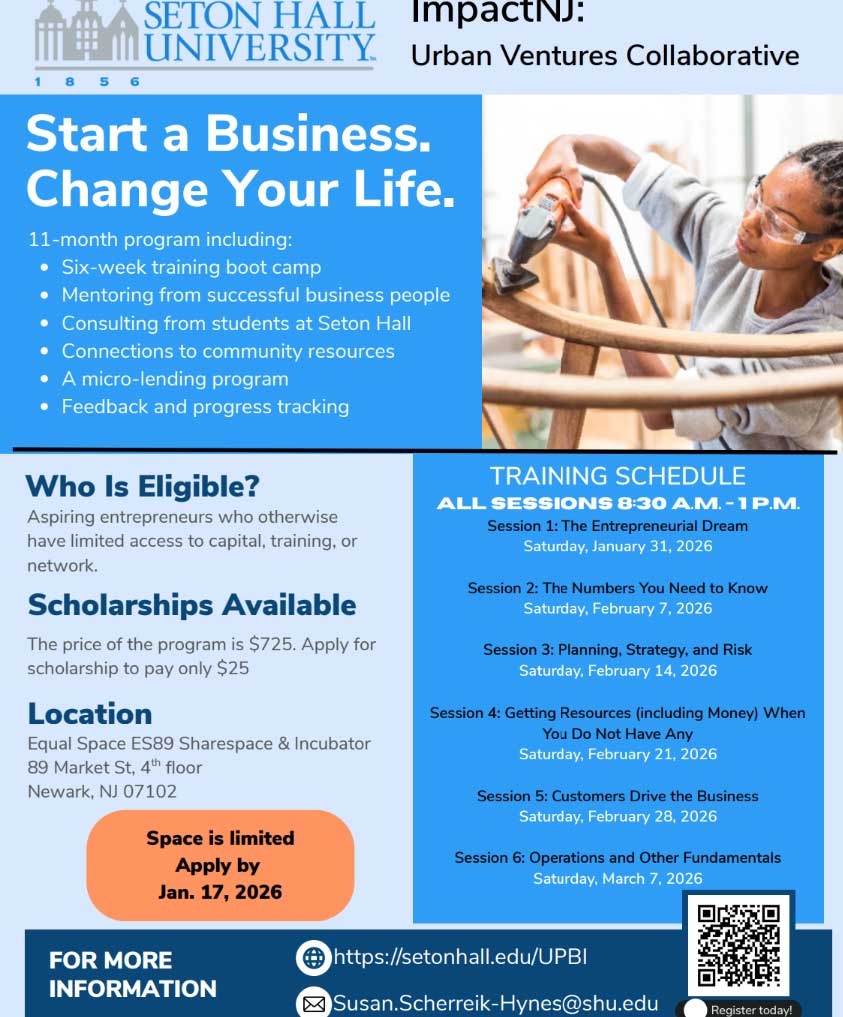 Launch of New Entrepreneurship Boot Camp and Mentoring Program