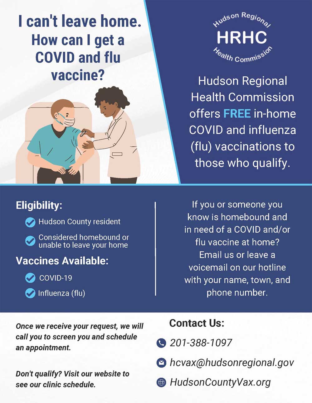 Homebound COVID and Flu Vaccinations 