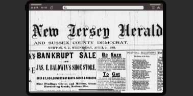 Sussex County Libraries Launch Free Digital Newspaper Archive