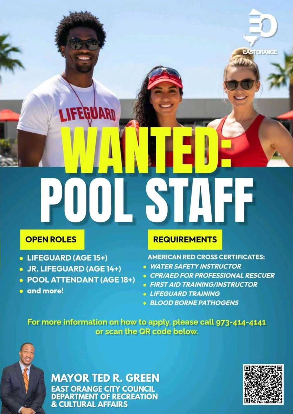Wanted: Pool Staff